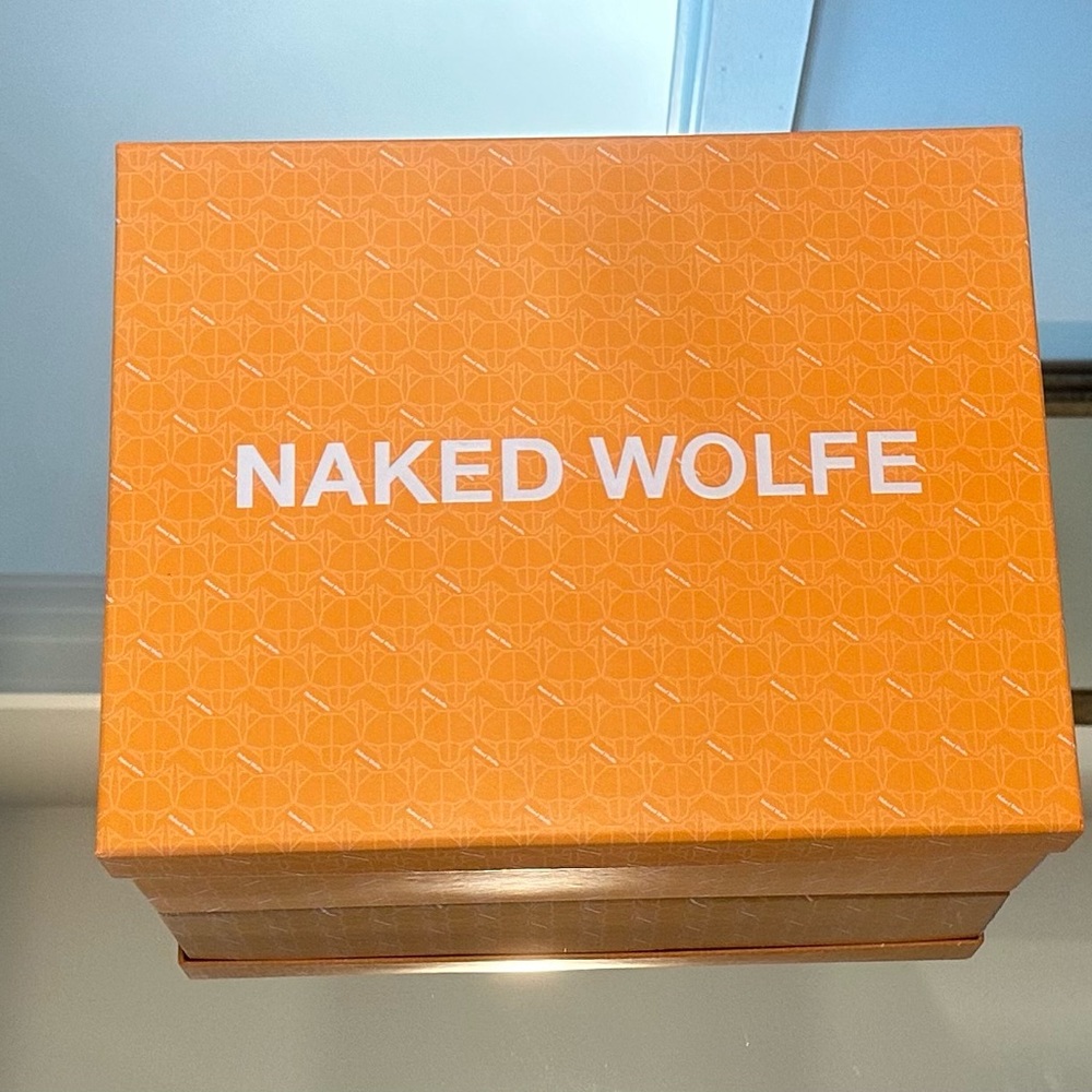 NAKED WOLFE platform sneakers pink & green size 5